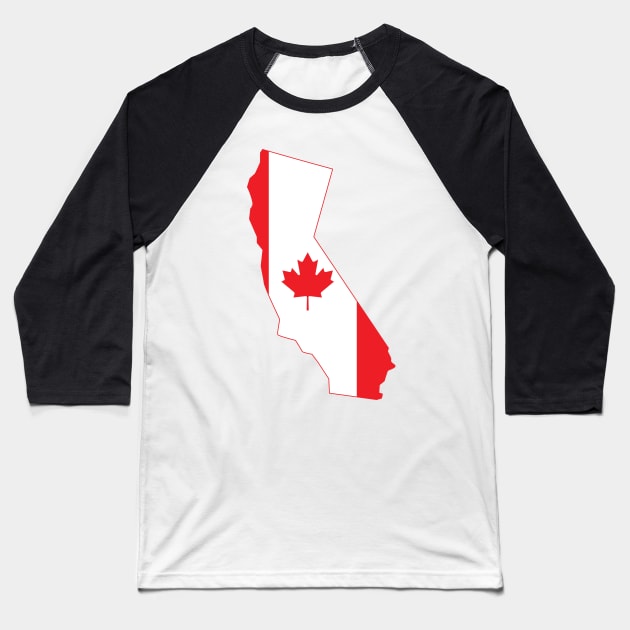 Canadians in California home Baseball T-Shirt by Gaming champion